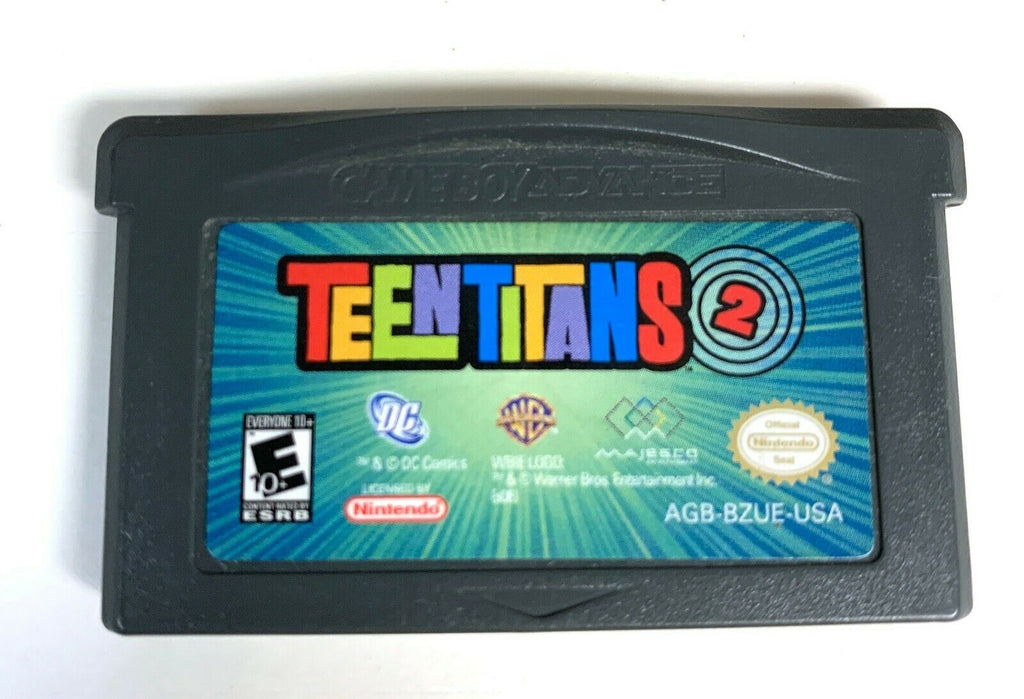 Teen Titans 2 ORIGINAL Nintendo Gameboy Advance GBA Game Tested WORKING