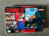 Super Nintendo Cleaning Kit Complete w/ Mario Box Manual & SNES Cleaner