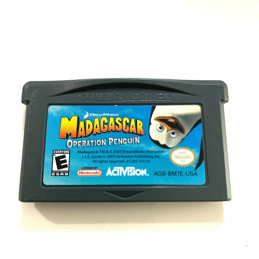 Madagascar Operation Penguin Nintendo Gameboy Advance GBA Game