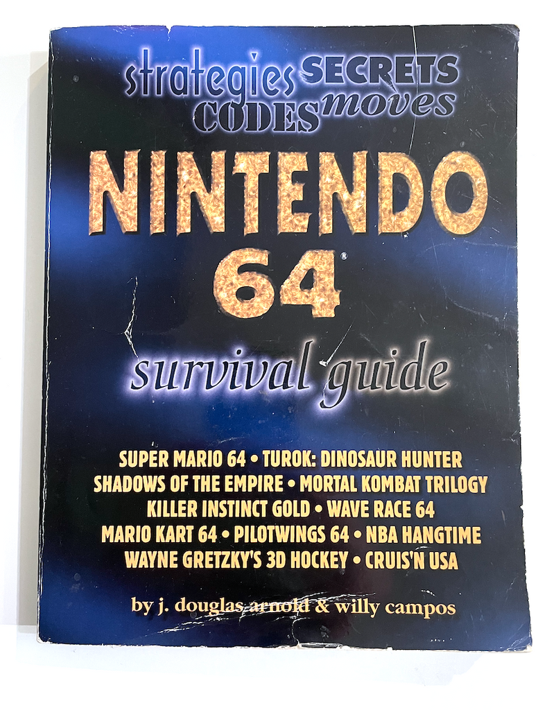Nintendo 64 N64 Survival Strategy Guide 1997 SUPER MARIO STAR WARS MORTAL KOMBAT