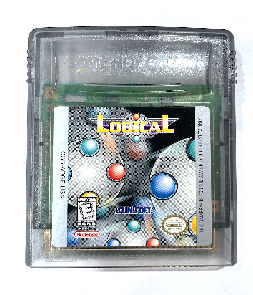 Logical NINTENDO GAMEBOY COLOR GAME Tested + Working & Authentic!