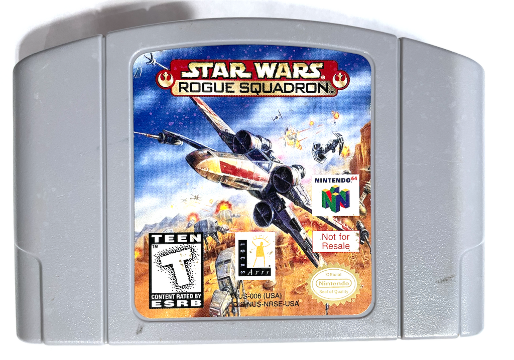 Not For Resale NFR - Star Wars: Rogue Squadron - Nintendo 64 N64 - Rare!