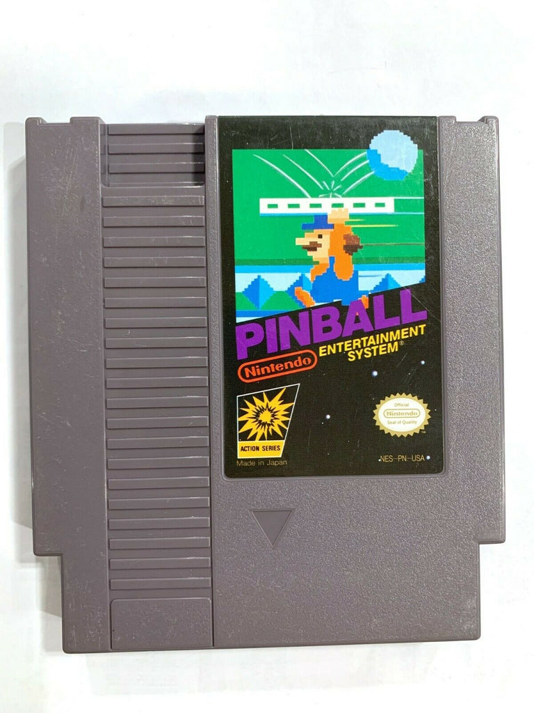 Pinball ORIGINAL NINTENDO NES GAME Tested + Working & Authentic