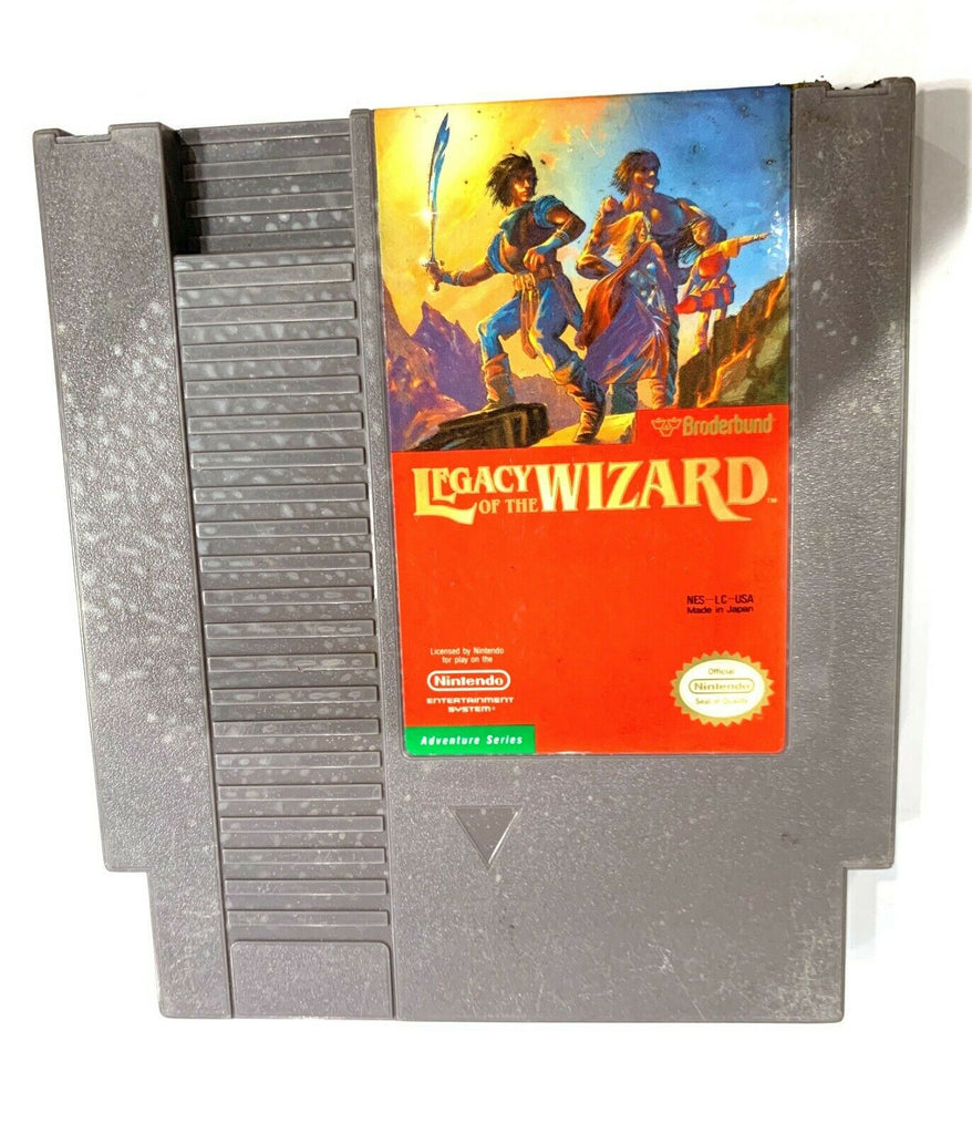 ****Legacy of the Wizard ORIGINAL NINTENDO NES GAME Tested WORKING & Authentic!