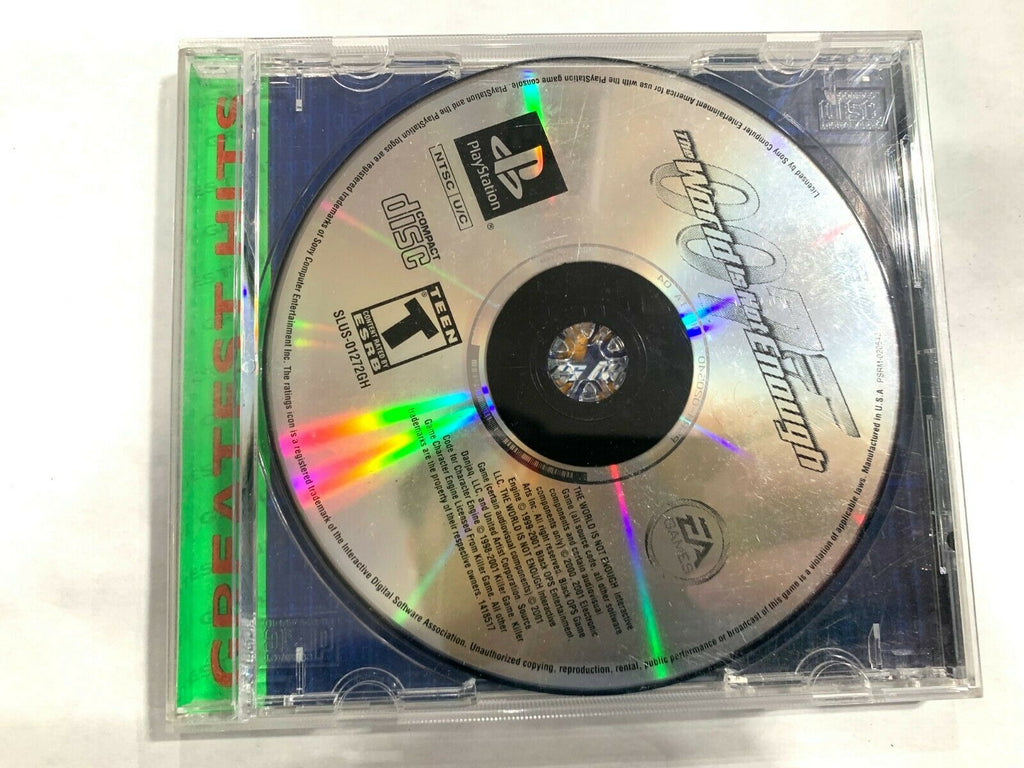 007 The World Is Not Enough Sony PlayStation 1 PS1 Game Tested + Working!