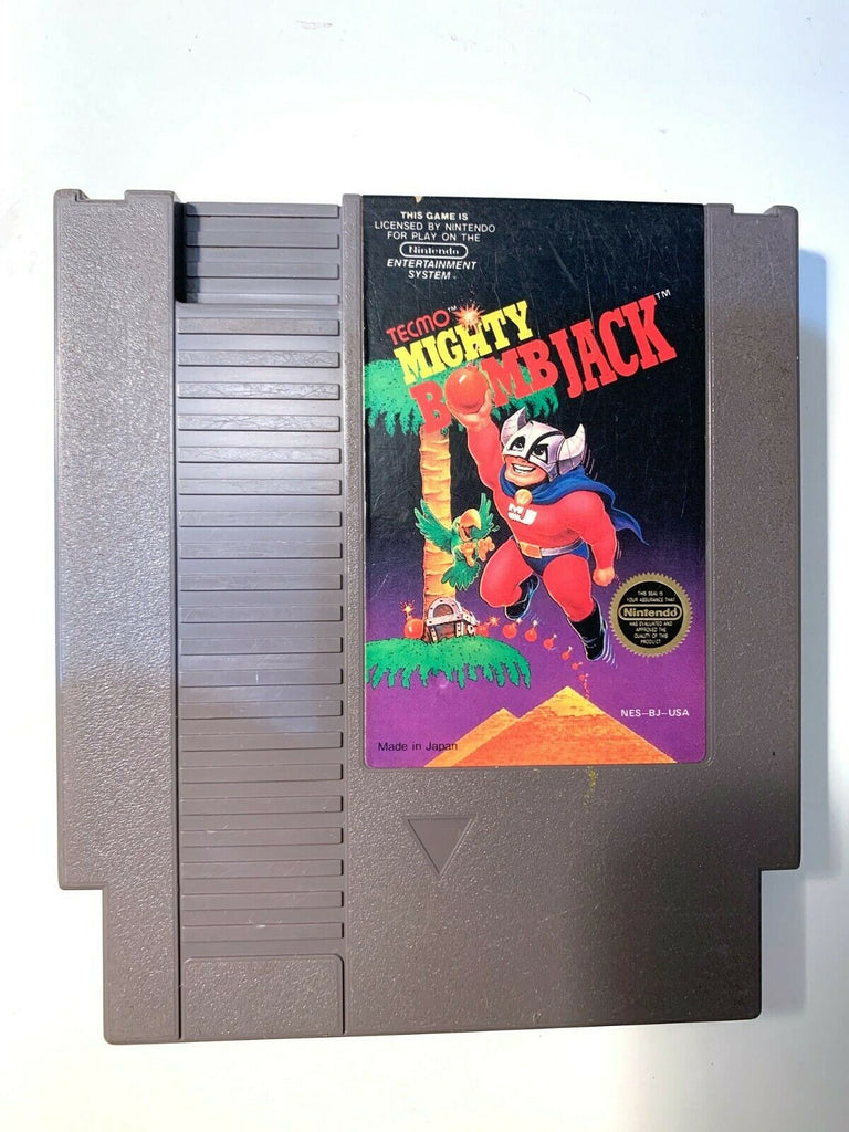 Mighty Bomb Jack ORIGINAL NINTENDO NES GAME Tested + Working & Authentic!