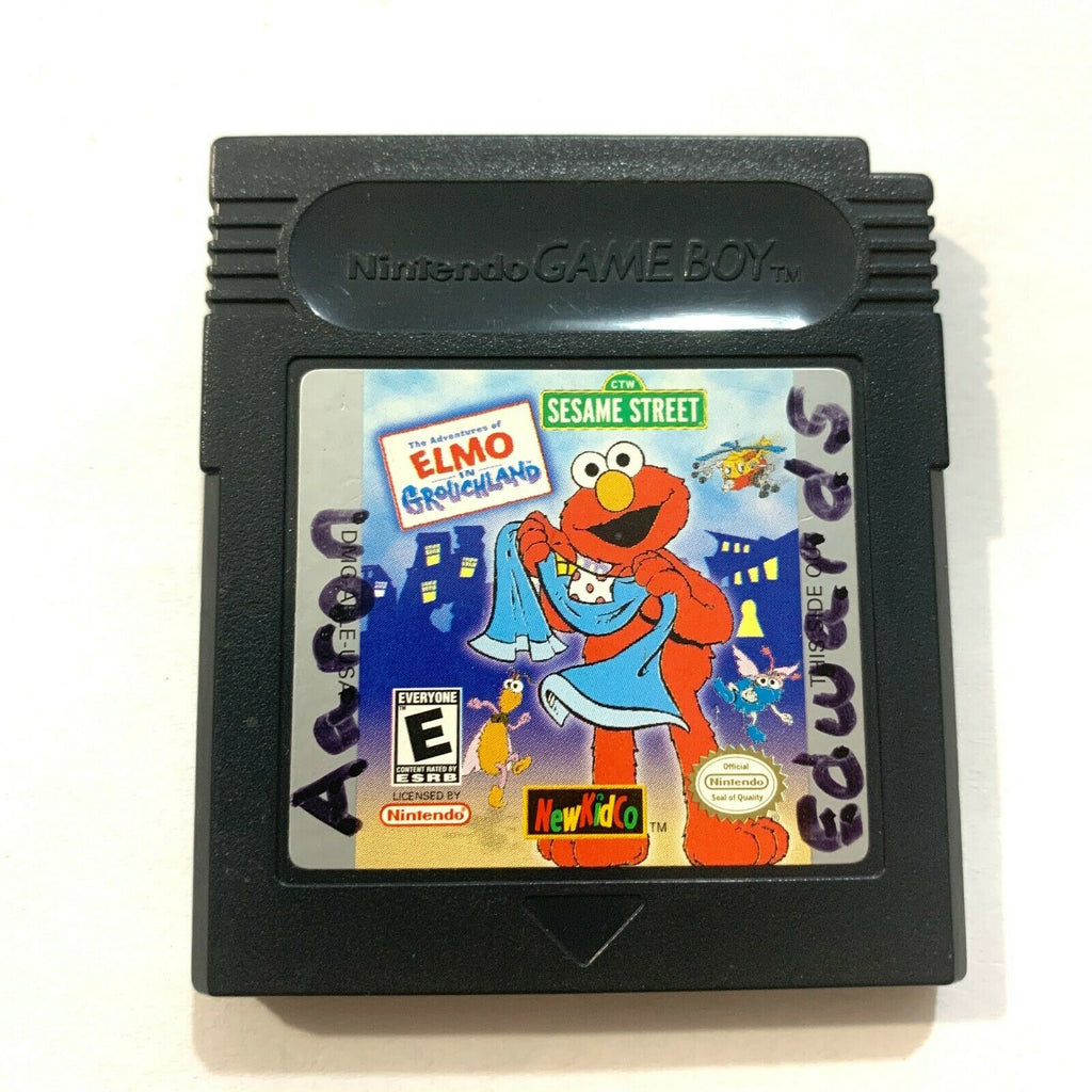 Sesame Street The Adventures of Elmo's in Grouchland Gameboy Color - Tested!
