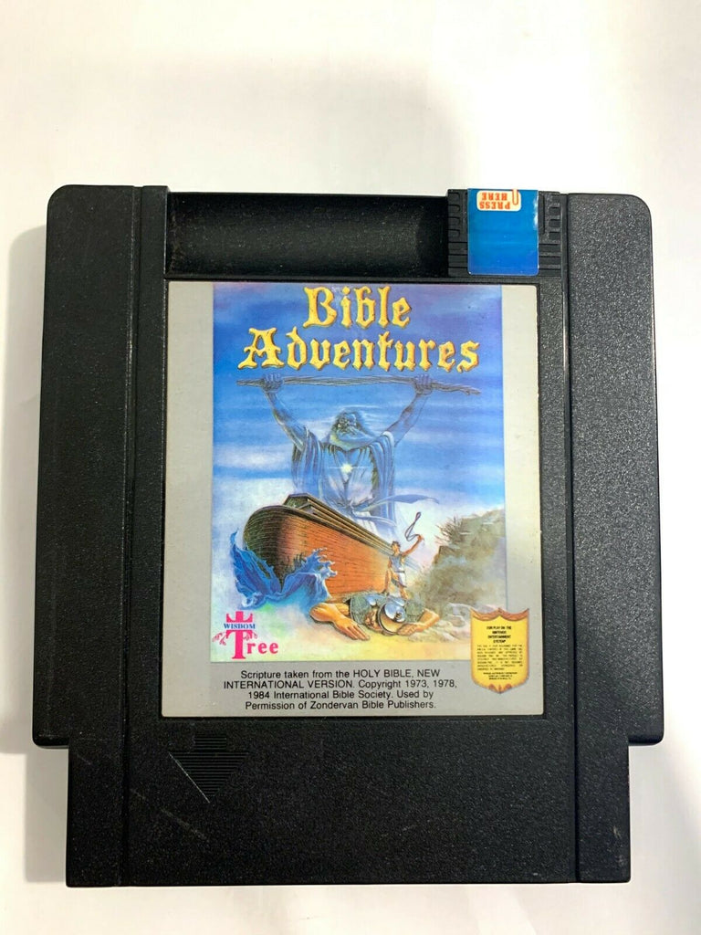 Bible Adventures ORIGINAL NINTENDO NES GAME Tested + WORKING & Authentic