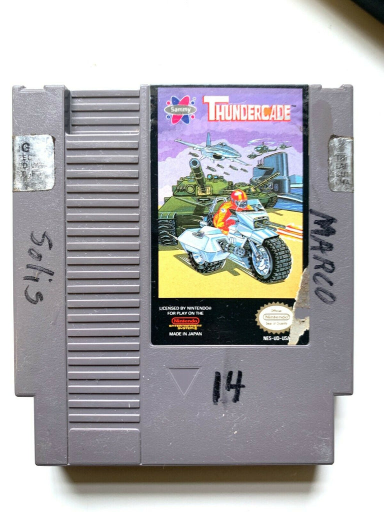 Thundercade Original NES Nintendo Game TESTED WORKING AUTHENTIC!