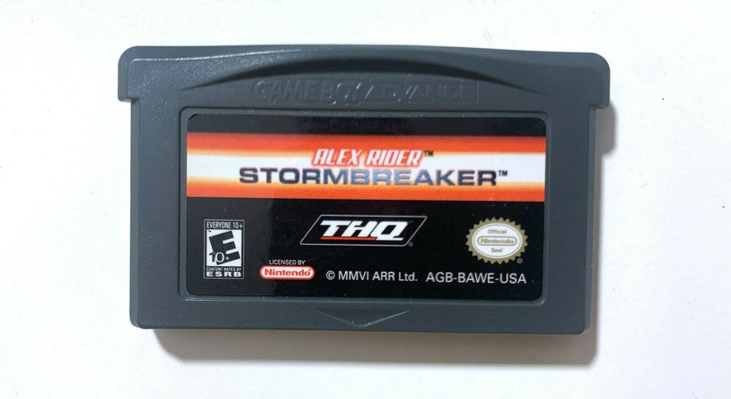 ALEX RIDER STORMBREAKER Nintendo Gameboy Advance GBA CLEANED TESTED !