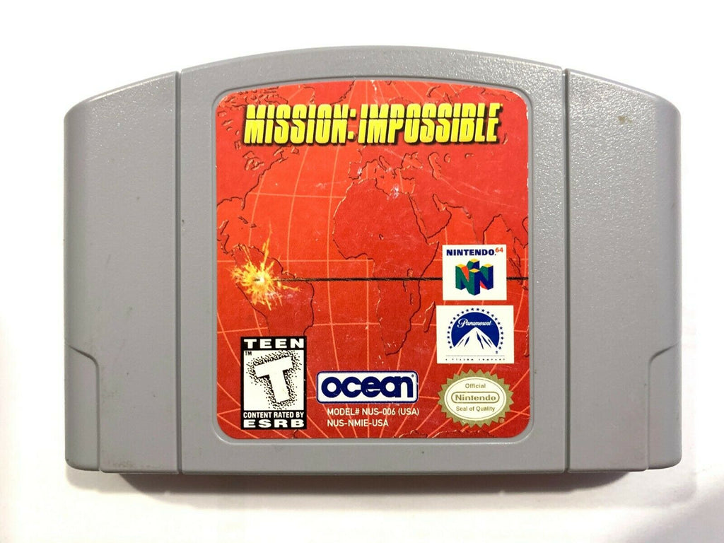 Mission: Impossible NINTENDO 64 N64 Game Tested + Working & Authentic!
