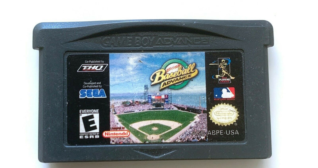 Baseball Advance RARE Nintendo GBA Gameboy Game Tested + Working AUTHENTIC!