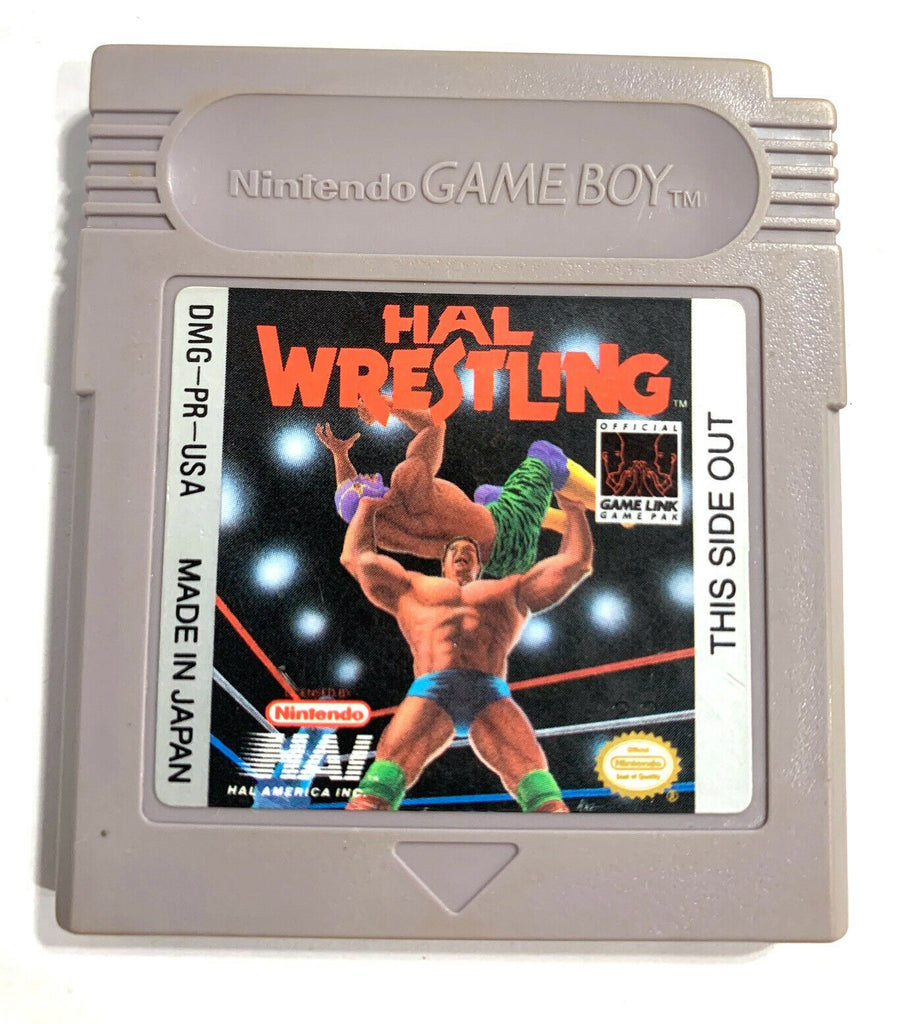 HAL Wrestling - Original Nintendo GameBoy Tested + Working & Authentic!