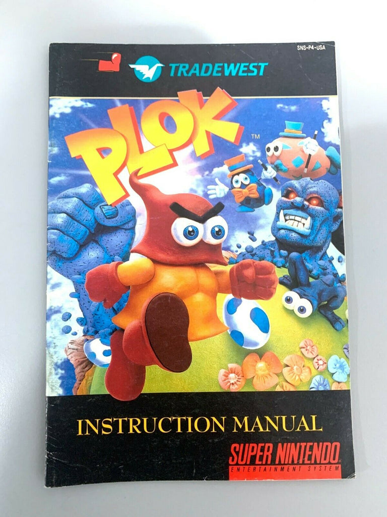 PLOK Tradewest Instruction Manual Booklet Book ONLY! RARE!
