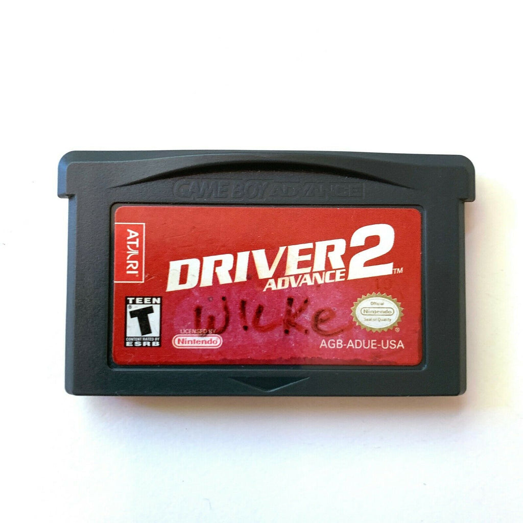 Driver 2 Original Nintendo Gameboy Advance GBA Game Tested WORKING Authentic!