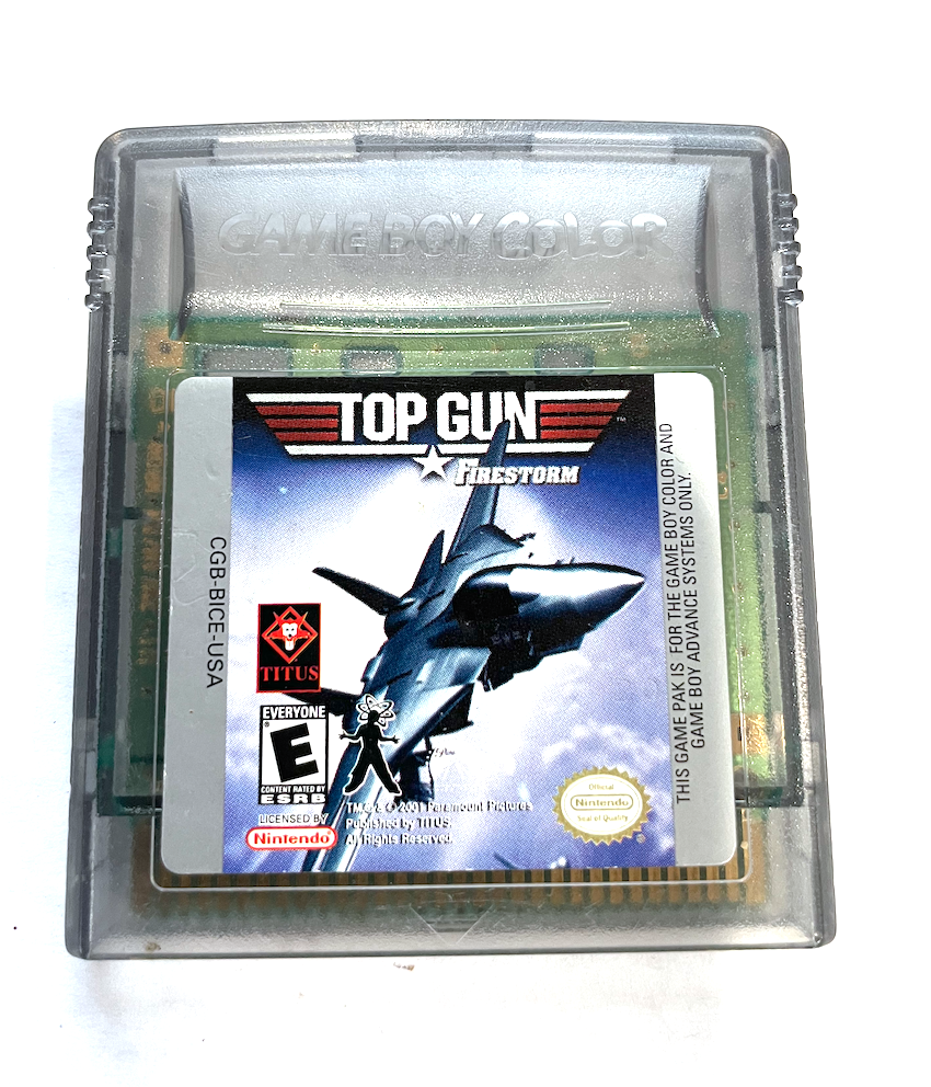 Top Gun: Firestorm NINTENDO GAMEBOY COLOR Tested + Working & Authentic!