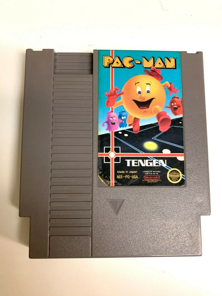 Pac-Man (Nintendo Entertainment System, 1990) Pac Man Pacman NES Gray Cart