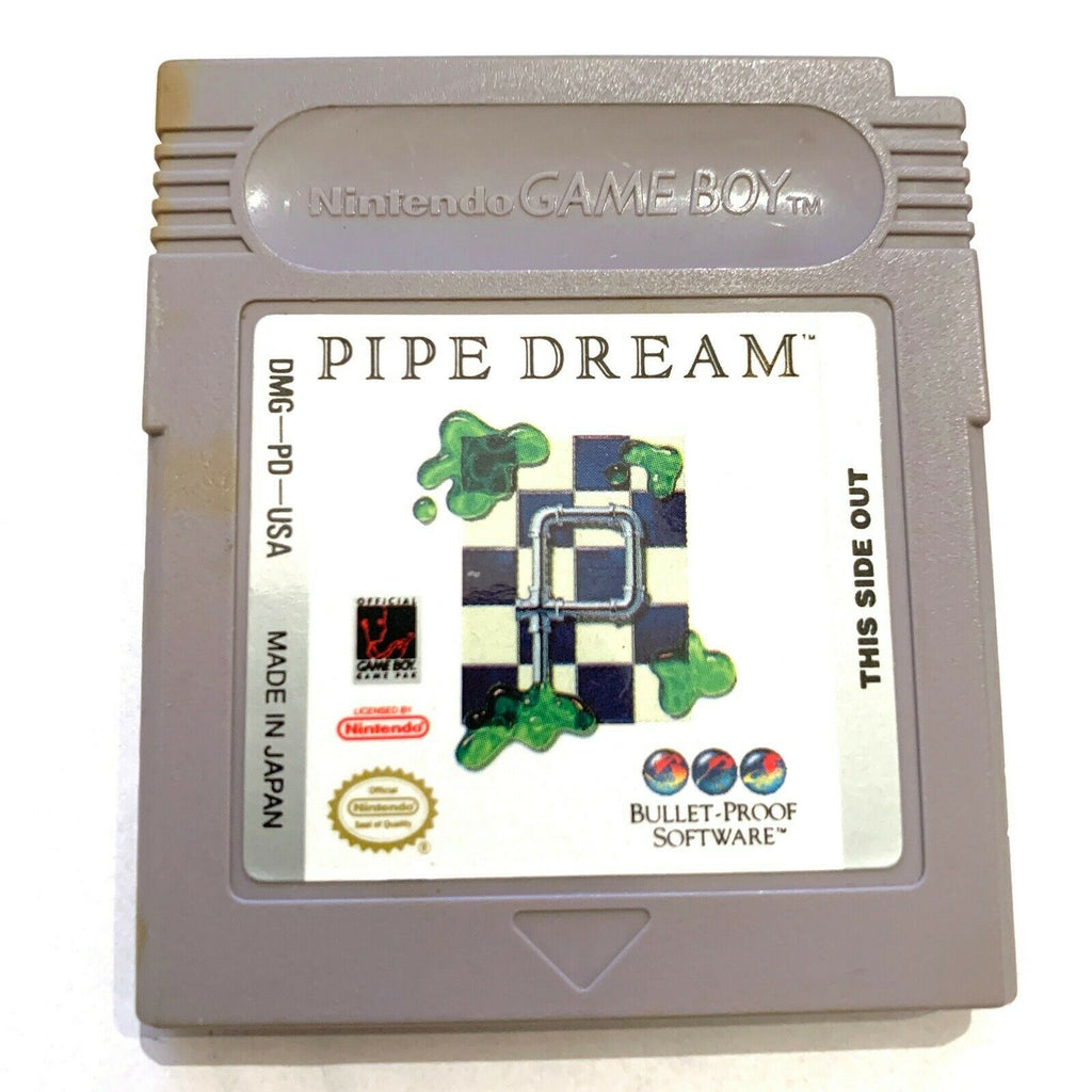 Pipe Dream ORIGINAL NINTENDO GAMEBOY GAME Tested WORKING Authentic!