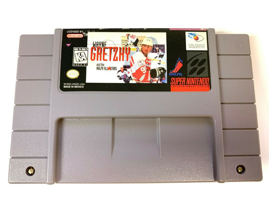 Wayne Gretzky and the NHLPA All Stars SUPER NINTENDO SNES GAME Tested Working