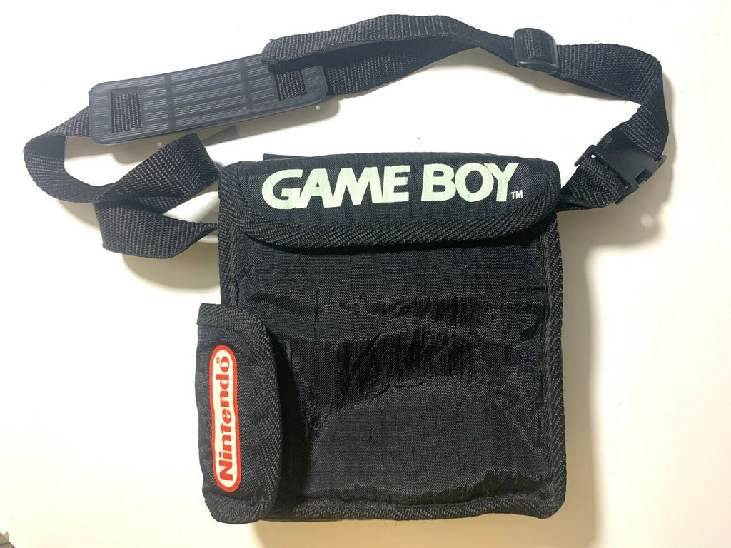 Official Nintendo Game Boy Carry Soft Case Travel Bag Black With Strap