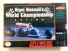 Super Nintendo SNES Nigel Mansell's World Championship Racing BOX ONLY! NO GAME