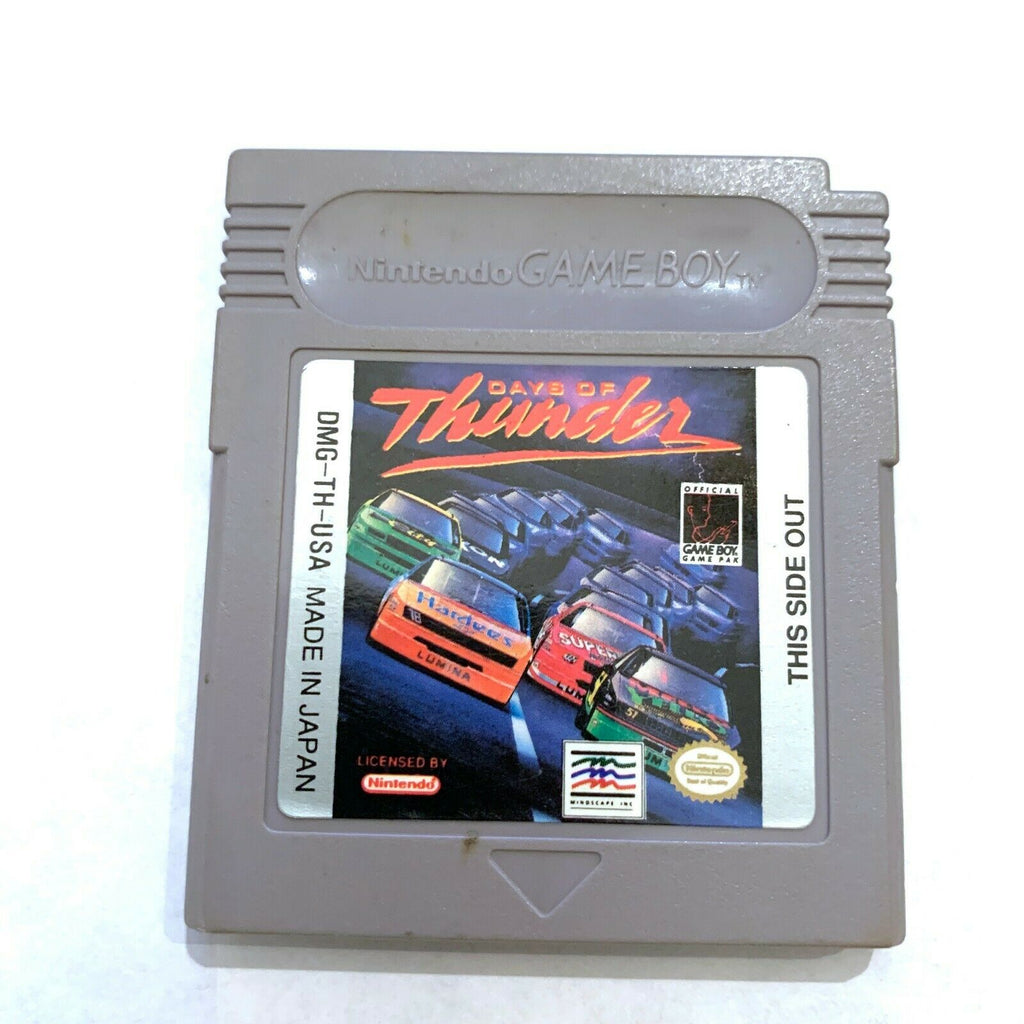 Days Of Thunder Original Nintendo Gameboy Game TESTED Working & AUTHENTIC!