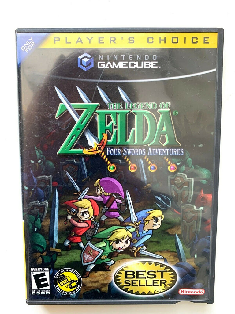 Legend of Zelda: Four Swords Adventures NINTENDO GAMECUBE GAME COMPLETE! CIB!