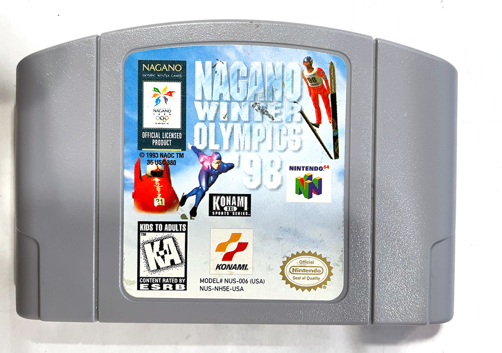 Nagano Winter Olympics 98 NINTENDO 64 N64 Game Tested + Working & AUTHENTIC!