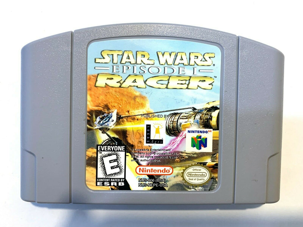Star Wars Episode 1 Racer - Nintendo 64 N64 Game Tested + Working & Authentic!