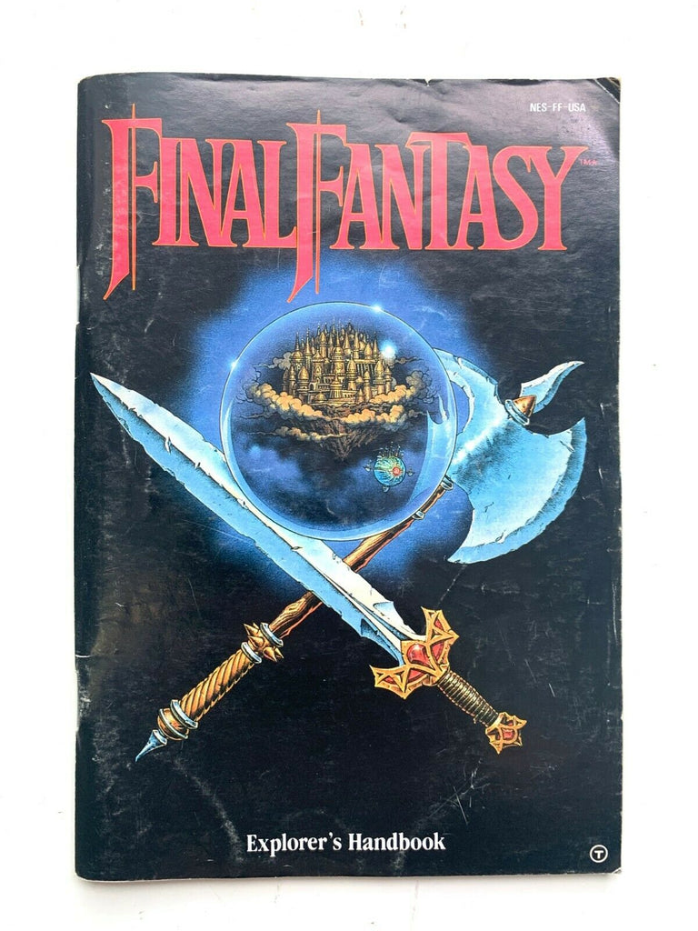 Final Fantasy MANUAL Explorer's Handbook (NO GAME) 1990 NES Nintendo Booklet