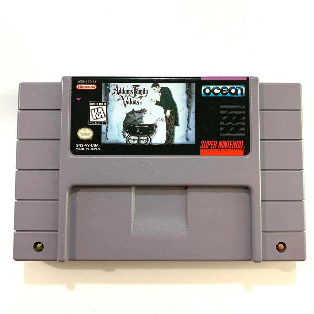 Addams Family Values (Super Nintendo SNES) Game Tested - Working - Aut –  The Game Island