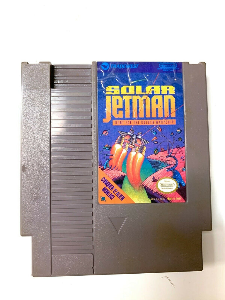 Solar Jetman: Hunt for the Golden Warship ORIGINAL NINTENDO NES GAME Tested!