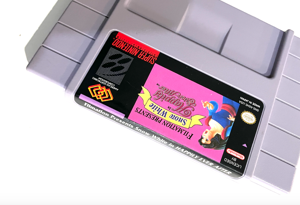 RARE! AUTHENTIC! Snow White in Happily Ever After SUPER NINTENDO SNES Game