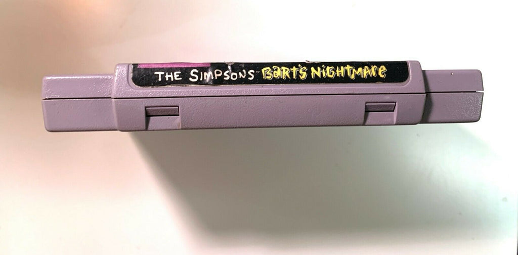 The Simpsons: Bart's Nightmare SUPER NINTENDO SNES Game - Tested - Working