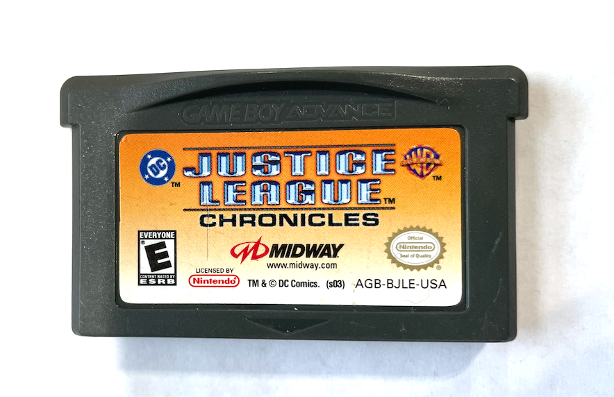 Justice League Chronicles NINTENDO GAMEBOY ADVANCE GBA Tested + Working!