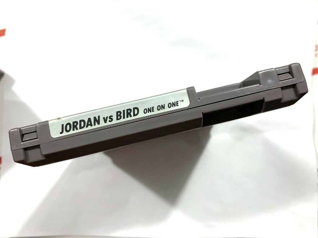 Jordan Vs. Bird - Original NES Nintendo Basketball Game Tested + Working!