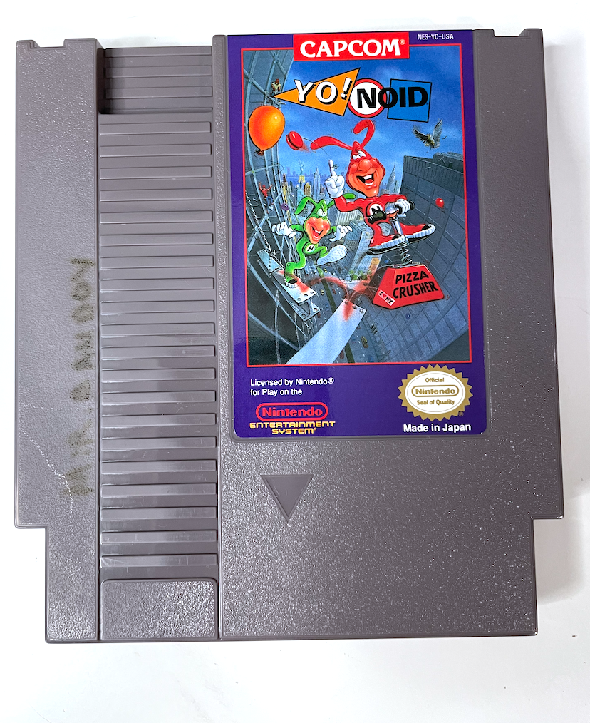 Yo! Noid Original NES Nintendo Game Domino's Pizza Avoid The Noid CAPCOM, Tested