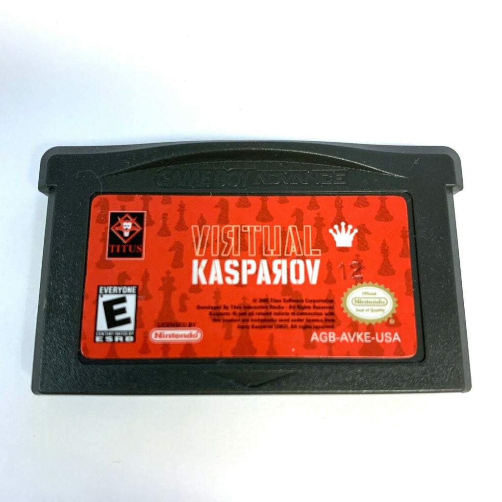 Virtual Kasparov NINTENDO GAMEBOY ADVANCE GBA GAME Tested WORKING Authentic