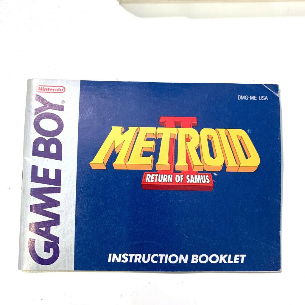 Metroid II 2 Return of Samus Nintendo Game Boy Instruction Booklet Manual Only