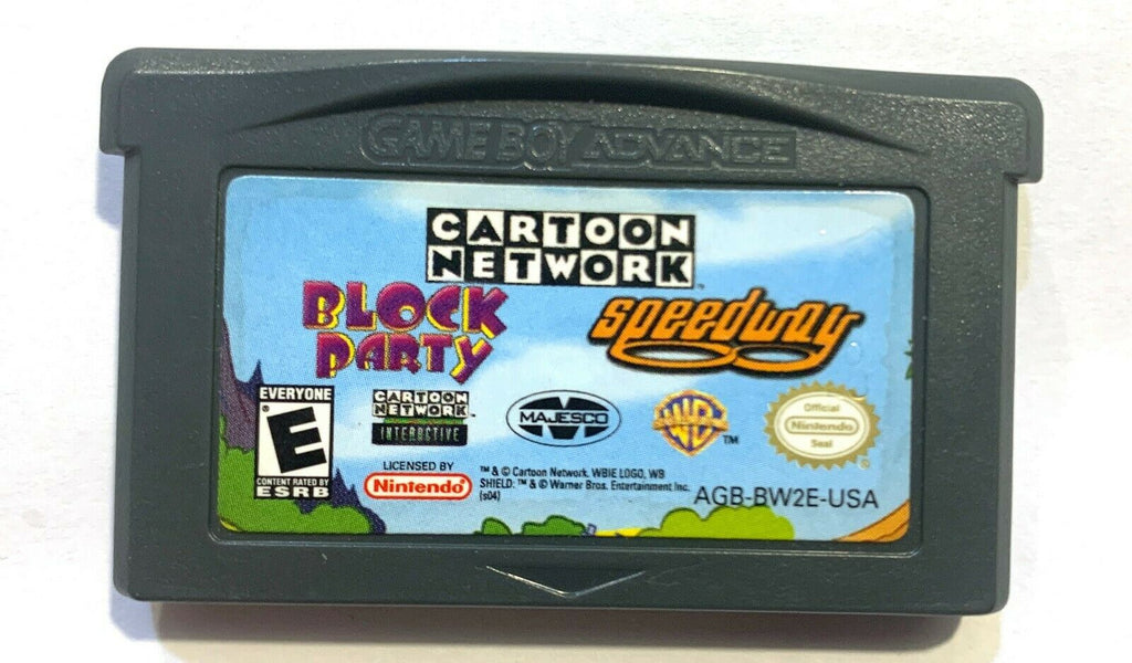 Cartoon Network Block Party Nintendo GameBoy Advance GBA Cleaned Tested