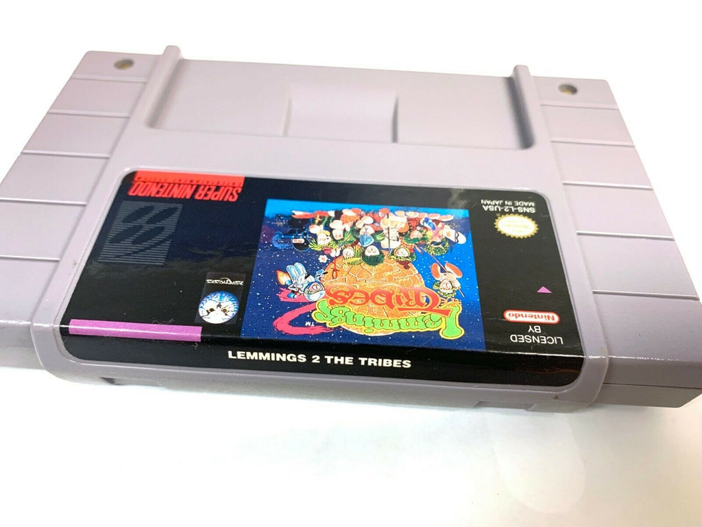 Lemmings 2: The Tribes SUPER NINTENDO SNES GAME Tested Working