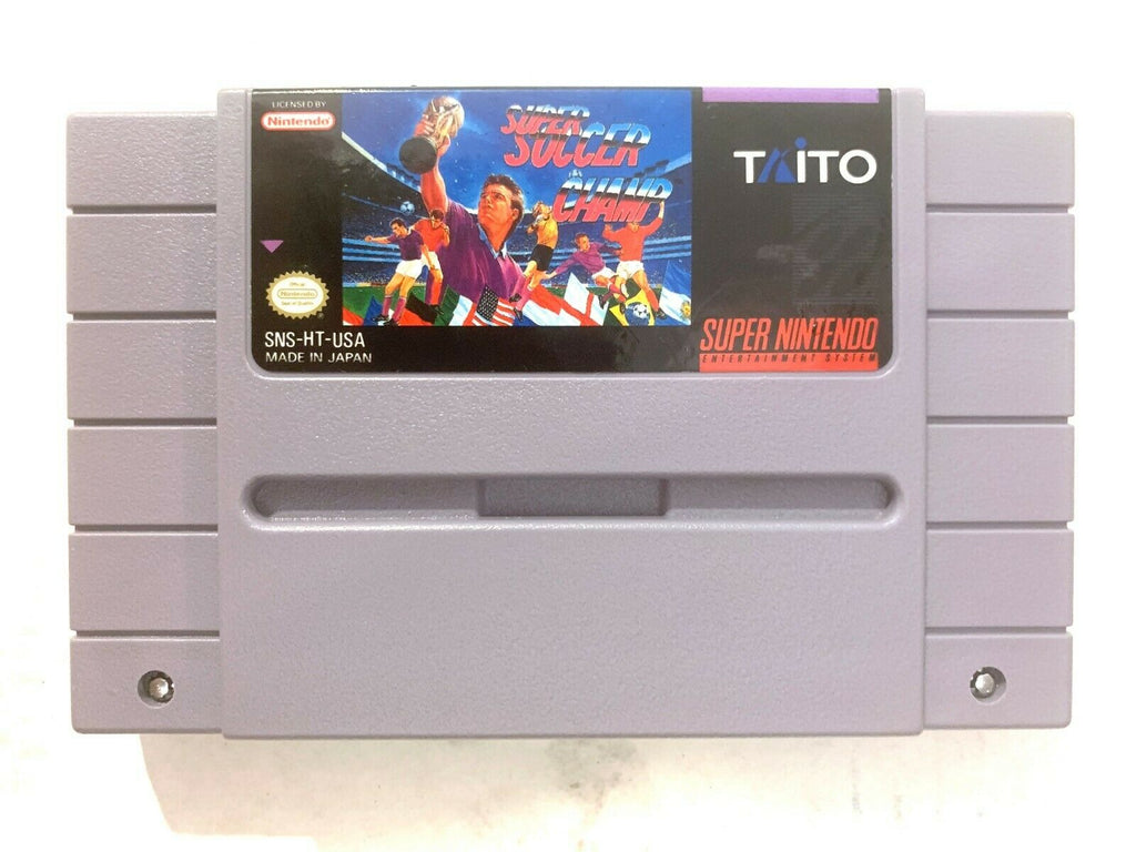 Super Nintendo SNES - Super Soccer Champ Tested + WORKING & Authentic!