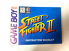 Street Fighter II 2 Original Nintendo GameBoy Manual Instruction Booklet Only
