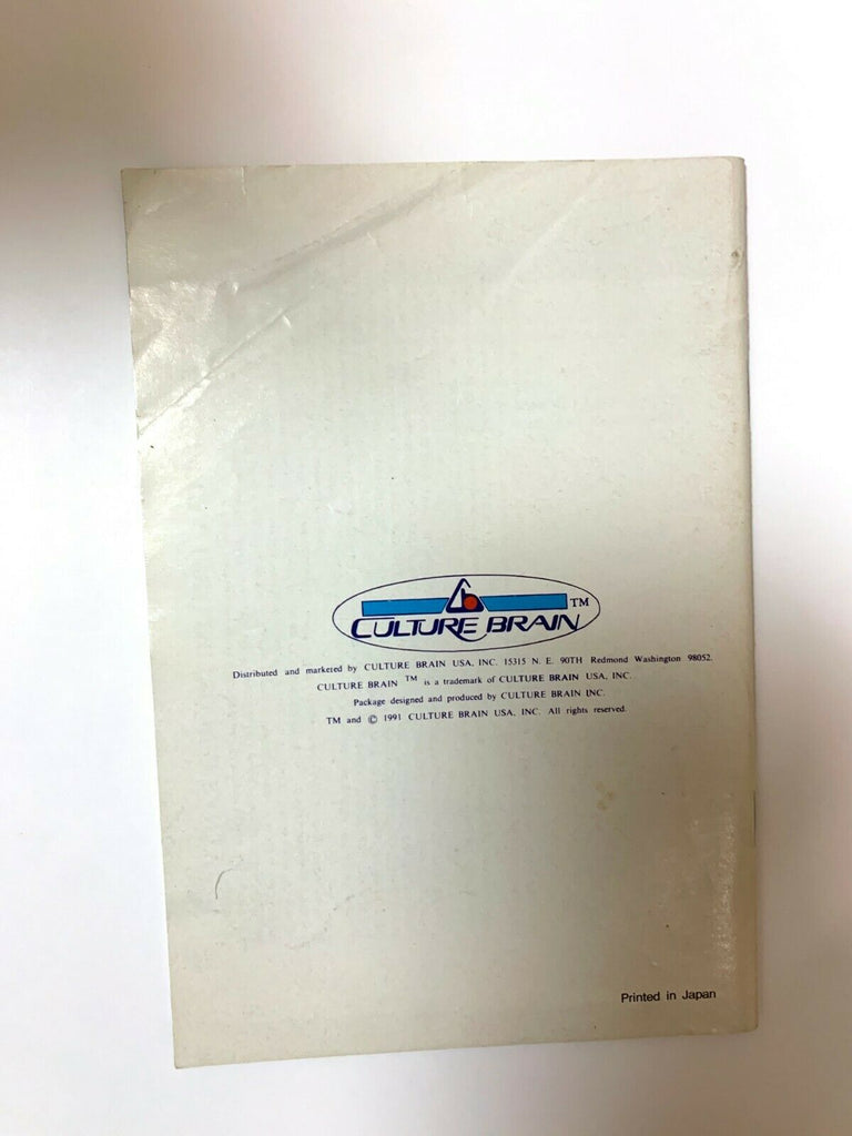 SNES Baseball Simulator 1000 Instruction Booklet Super Nintendo Manual Only