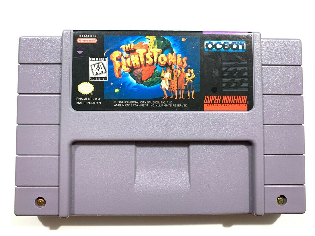 The Flintstones: The Movie SUPER NINTENDO SNES Game Tested + Working & Authentic