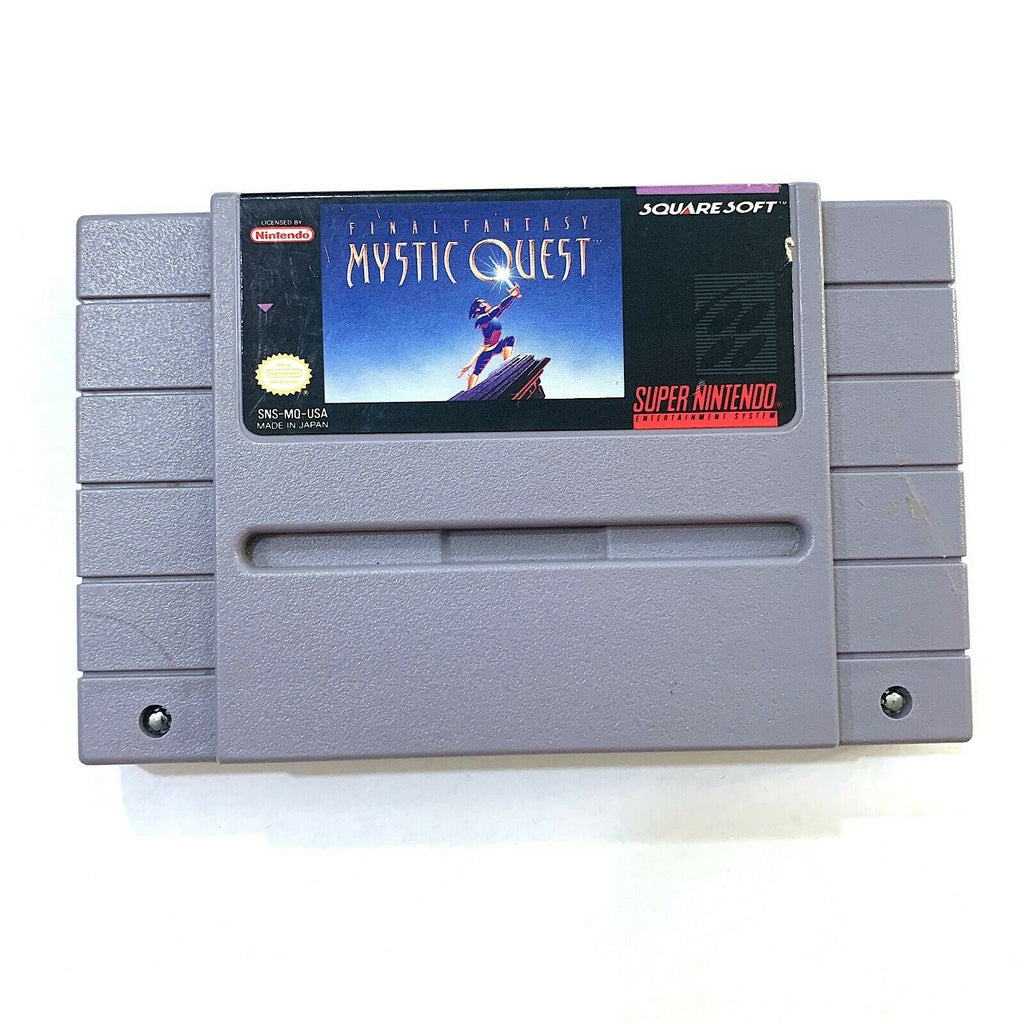 Final Fantasy Mystic Quest SNES Super Nintendo Game - Tested - Working Authentic