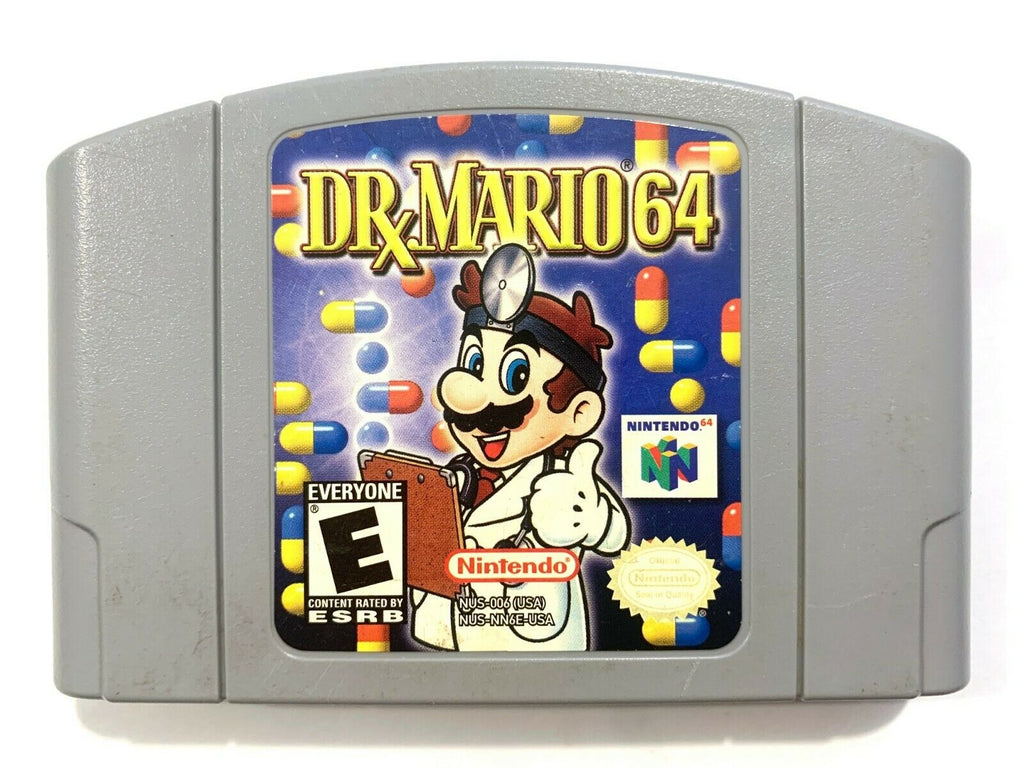 Dr. Mario 64 - Nintendo 64 N64 Game Tested + Working & Authentic!