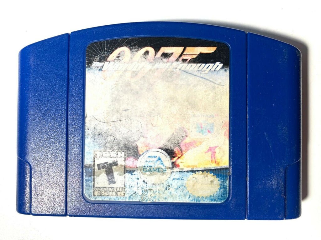 007 The World Is Not Enough - N64 James Bond Game Blue Tested Working Authentic!