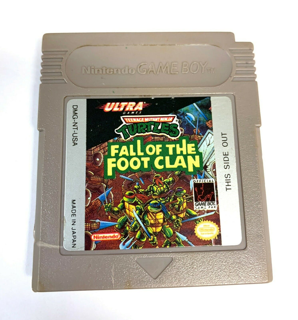 *Teenage Mutant Ninja Turtles Fall of the Foot Clan Original Game Boy Game TMNT*