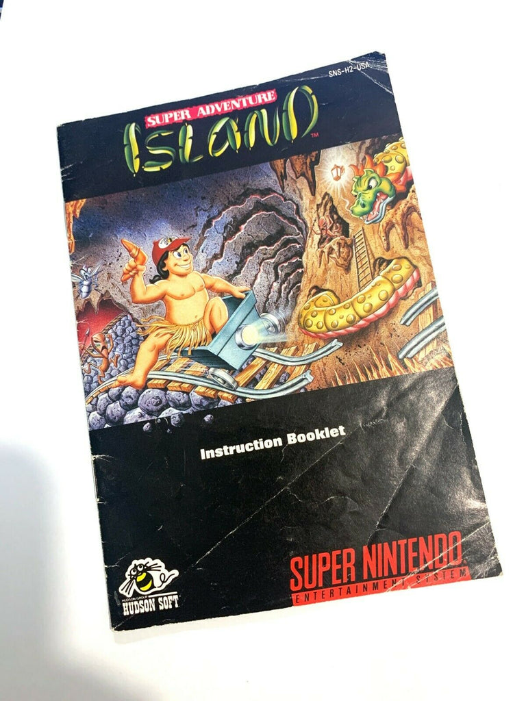 Super Adventure Island SNES Super Nintendo Instruction Manual Only